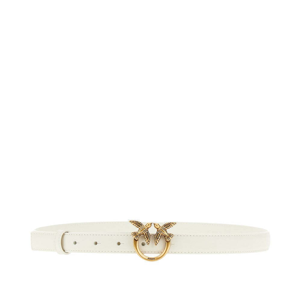Pinko Love Birds Leather Belt